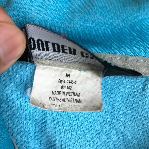 Boulder Gear Womens Jacket Blue Fleece 1/4 Zip Gorpcore Outdoors Warm Medium - Picture 7 of 12